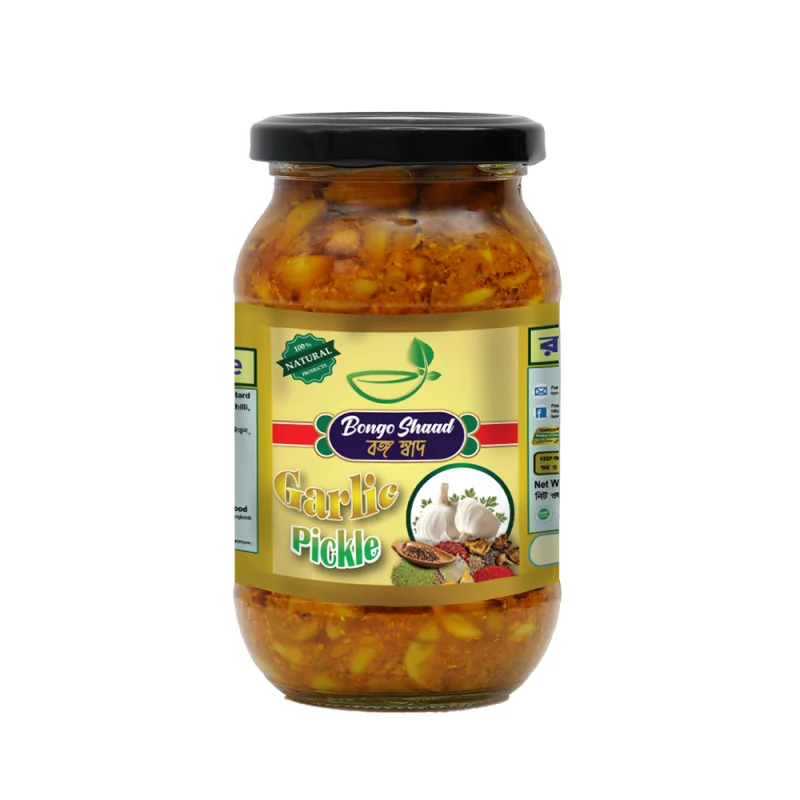 Bongo Shaad Garlic Pickle-400gm